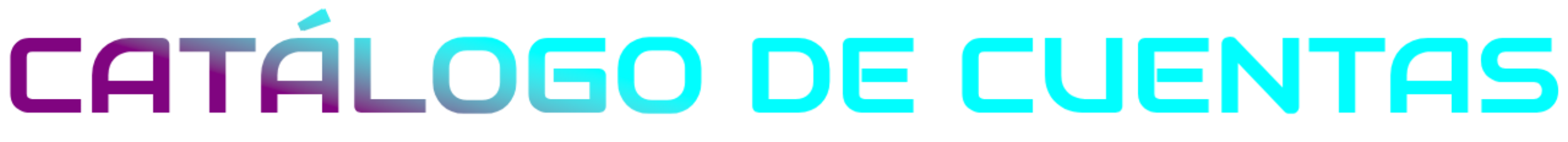 Catálogo de cuentas